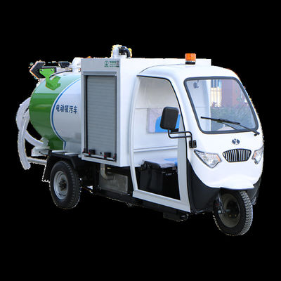 品質  Factory Small Automatic 1200L 3 Wheel Vacuum Sewage Suction Tanker Truck For Sale 工場