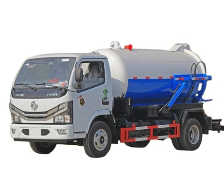 Q345 Steel Brand New 4m3 Sewage Suction Truck Septic /Second Hand Vacuum Sucking Truck For Sale